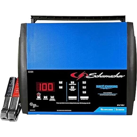 SC1304 6/12V Fully Automatic Battery Charger and 3/15A Maintainer - Picture 7 of 7